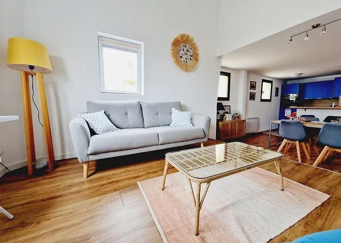 公寓 L'ocean, Face Avec Parking Prive *