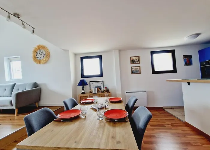 公寓 L'ocean, Face Avec Parking Prive